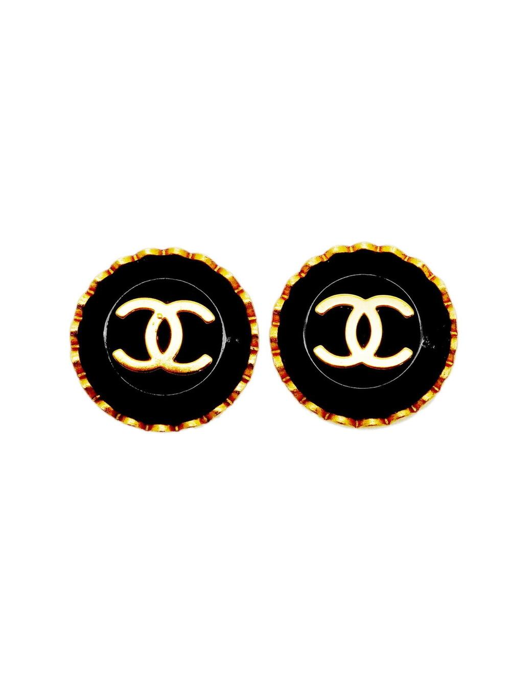 Chanel Cc Logo Circle Clip-On Earrings #377900C65B
